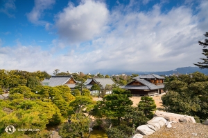 京都の二条城からの眺め（撮影：小林健司）